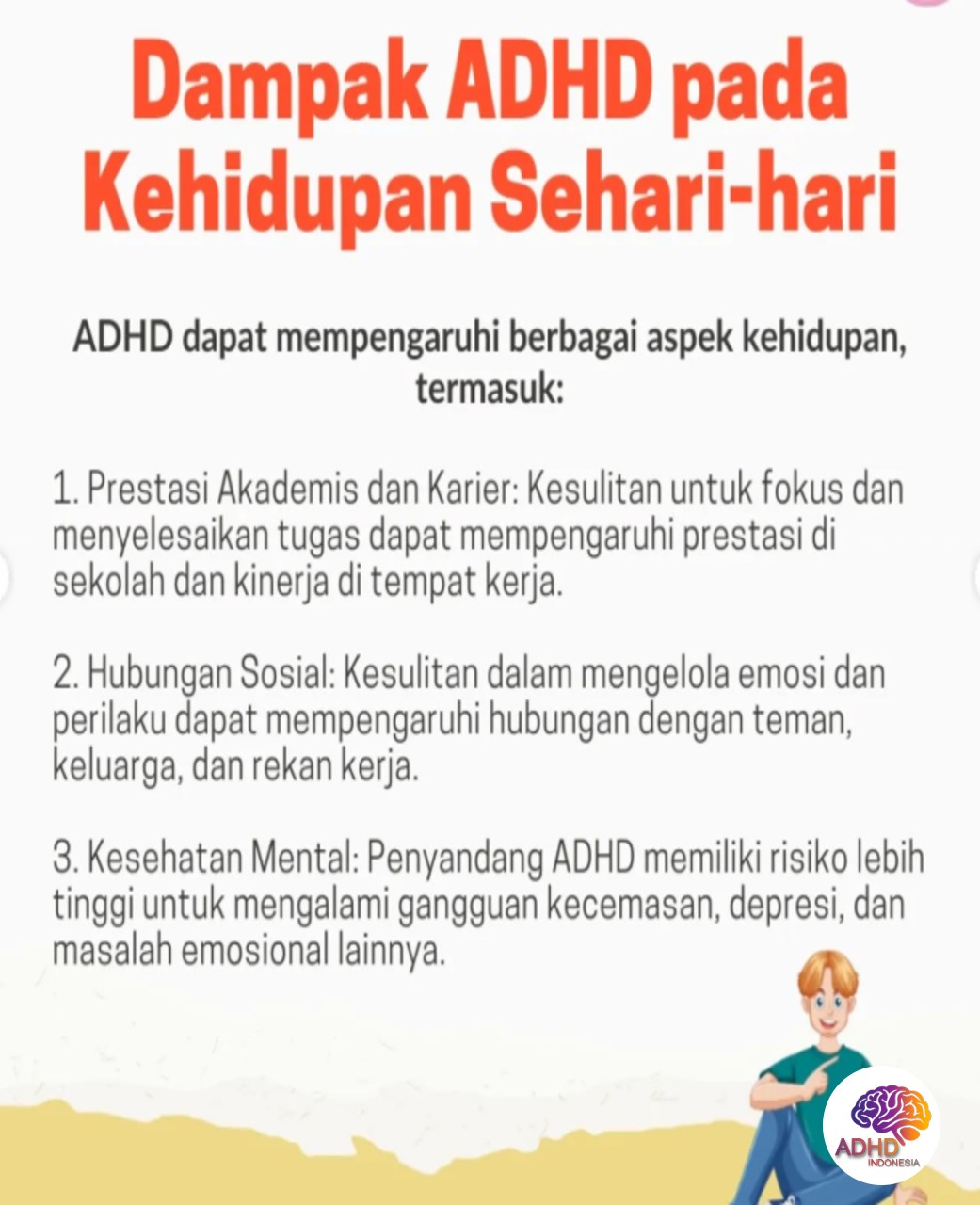 ADHD dan Hubungan Sosial Anak di Lingkungan Sekolah di Kabupaten Ciamis
